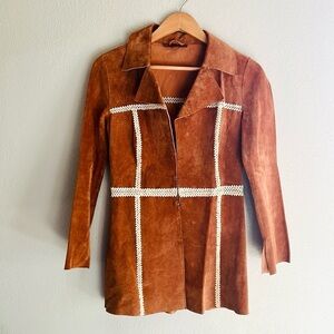 Arden B Leather Bohemian Jacket